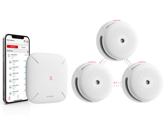 X-Sense Smart Home Pakket | 3 Slimme Rookmelders + WiFi Gateway | 10 Jaar Batterij