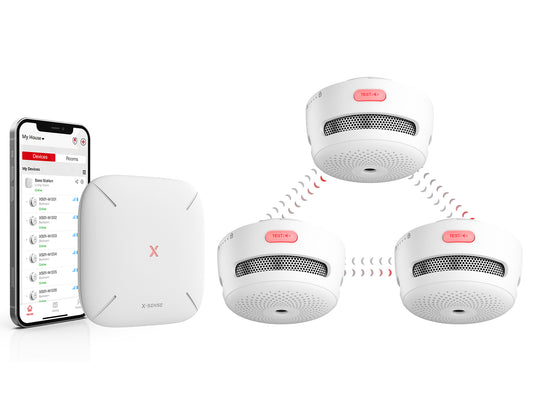 X-Sense Smart Home Pakket | 3 Slimme Rookmelders + WiFi Gateway | 10 Jaar Batterij