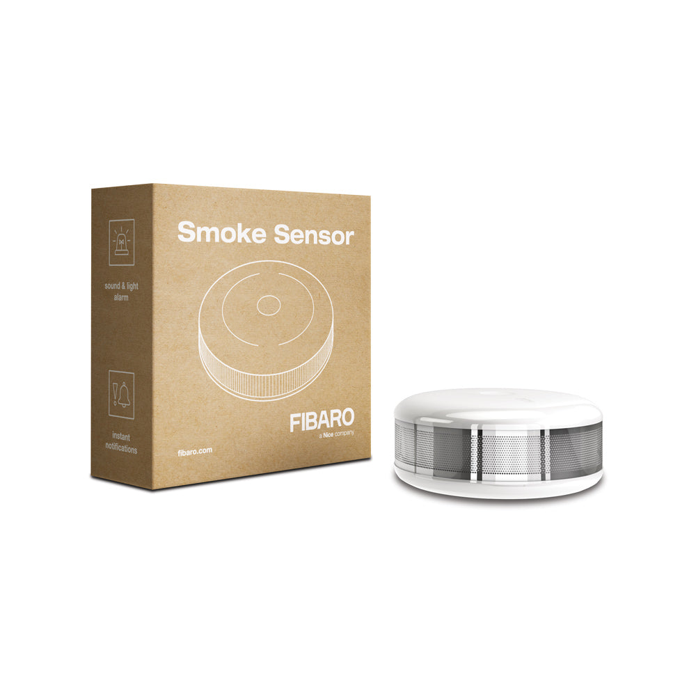 FIBARO Smoke Sensor – Z‑Wave Slimme Rookmelder