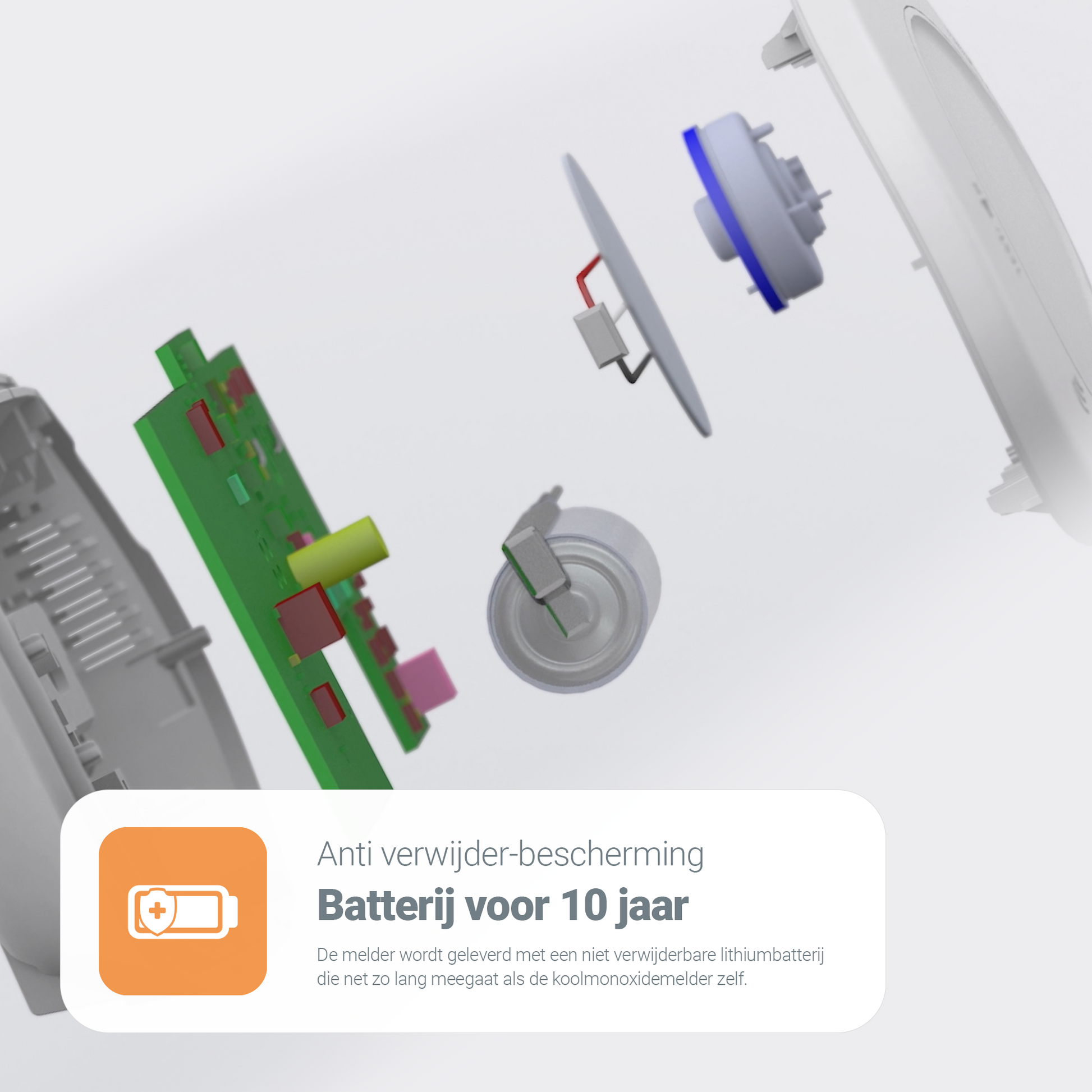 FireAngel FA3328-EUT Koolmonoxidemelder met SYNC-IT™ (NFC) Technologie kopen | Snelle levering bij Meldershop.nl