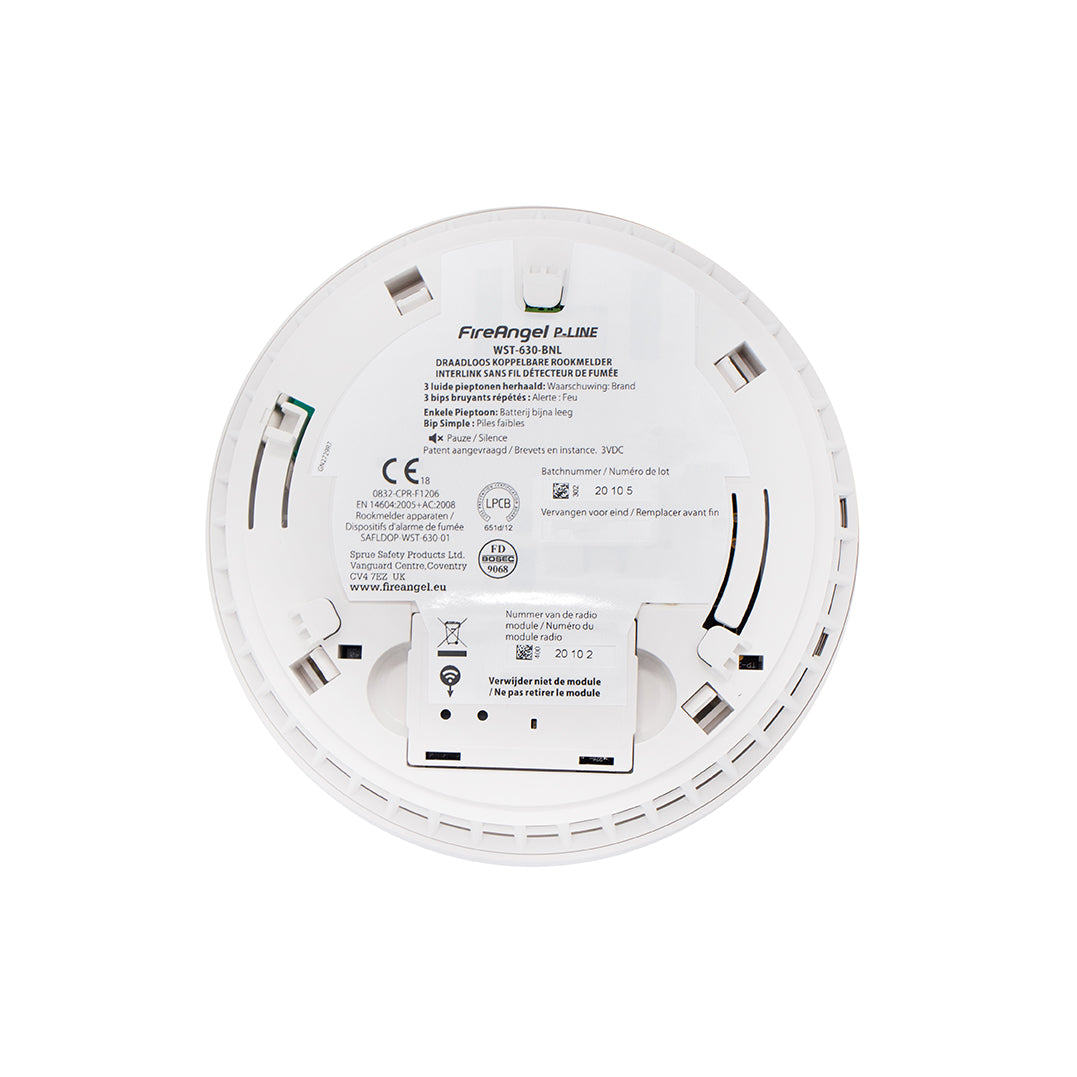 FireAngel WST-630T-BNLT draadloos koppelbare rookmelder 10 jaar lithium batterij