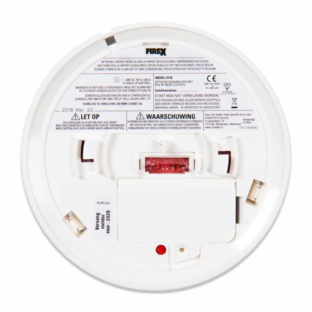 Firex KF20 230V – Koppelbare Rookmelder NEN2555