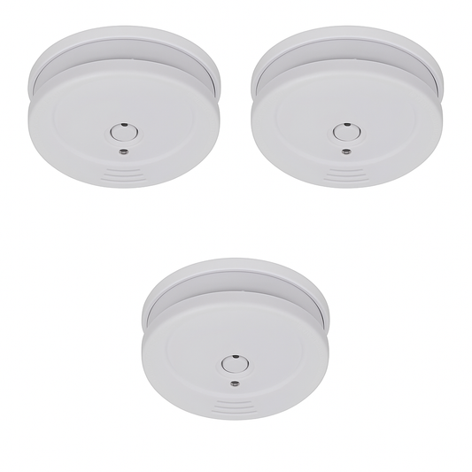 Brennenstuhl RM C 9010 Rookmelder 3-Pack | Vervangbare Batterij | EN 14604