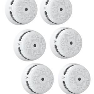 X-Sense XS01-W 6-Pack – Draadloos Koppelbare Rookmelders voor Grote Woningen & Verhuurders
