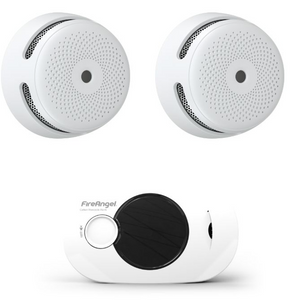 Smart Home Veiligheidspakket – 2 Slimme Rookmelders + CO-Melder met Display