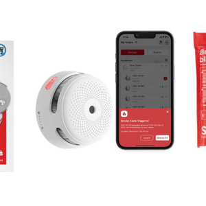 Startpakket Brandveiligheid – Rookmelder + Blusdeken + Gratis Montageset