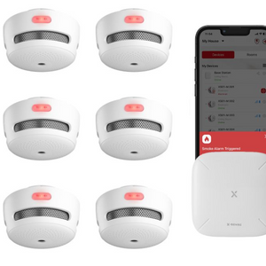X-Sense M Veiligheidspakket – 6 Slimme Rookmelders + Gateway (XS01-M)