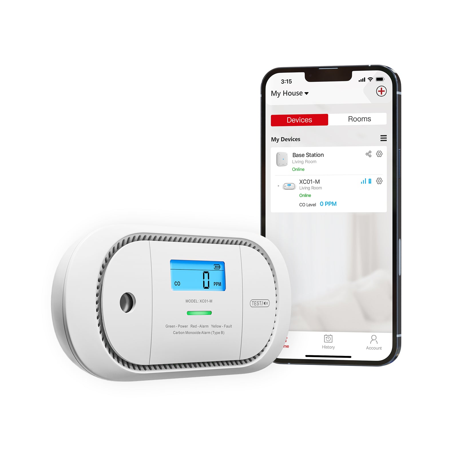 X-sense XC01-M Koolmonoxidemelder Link+Pro kopen | Snelle levering bij Meldershop.nl