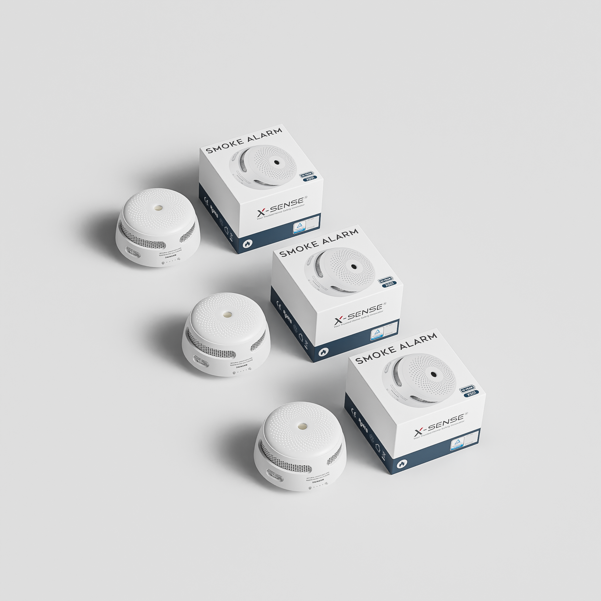 X-Sense XS01 Triple Pack – 3x rookmelders voor complete woningbeveiliging kopen | Snelle levering bij Meldershop.nl